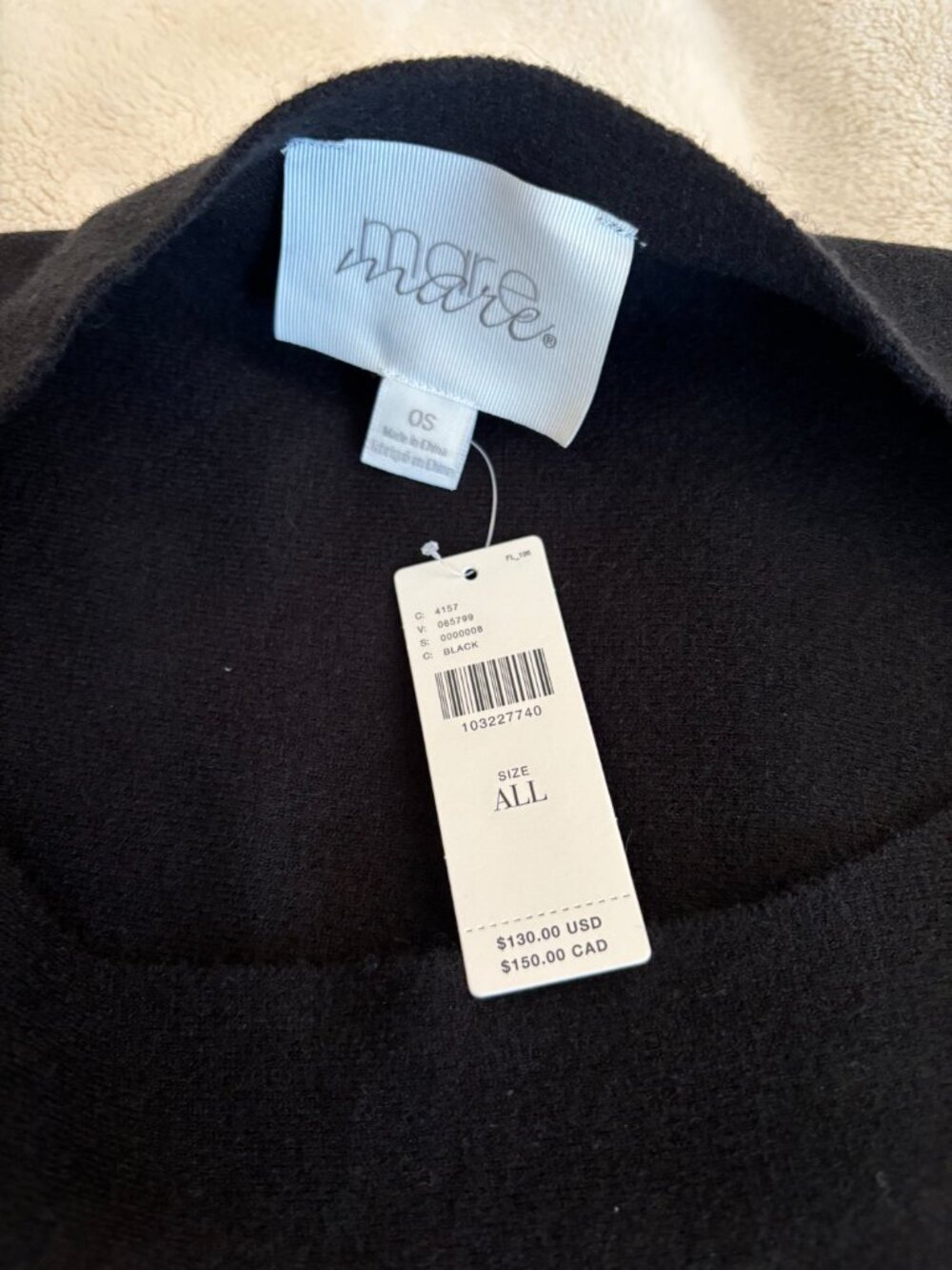 NWT Anthropologie Mare Mare Knit Poncho - One Size - Picture 6 of 7